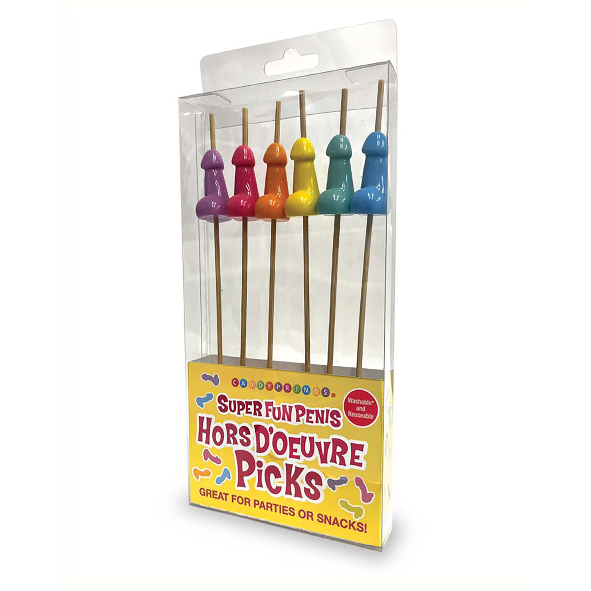 Super Fun Hor D'oeuvre's Picks 6pc Set Little Genie