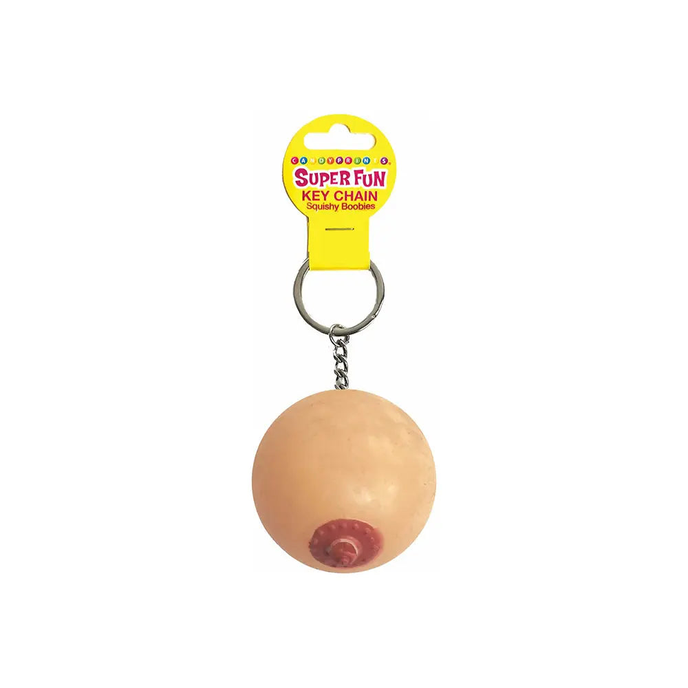 Super Fun Key Chain One Squishy Boob Little Genie