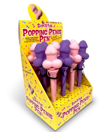 Super Fun Popping Penis Pen Dsp/12 Little Genie