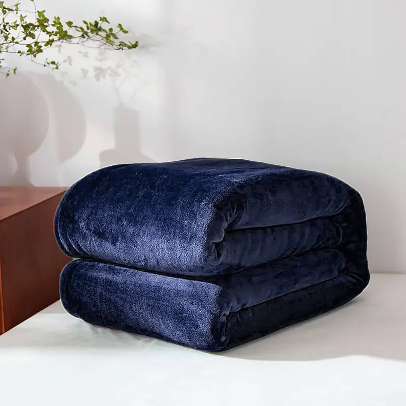 Super Soft Plush Warm Cozy Bed Throw Flannel Blanket Home Mart Goods