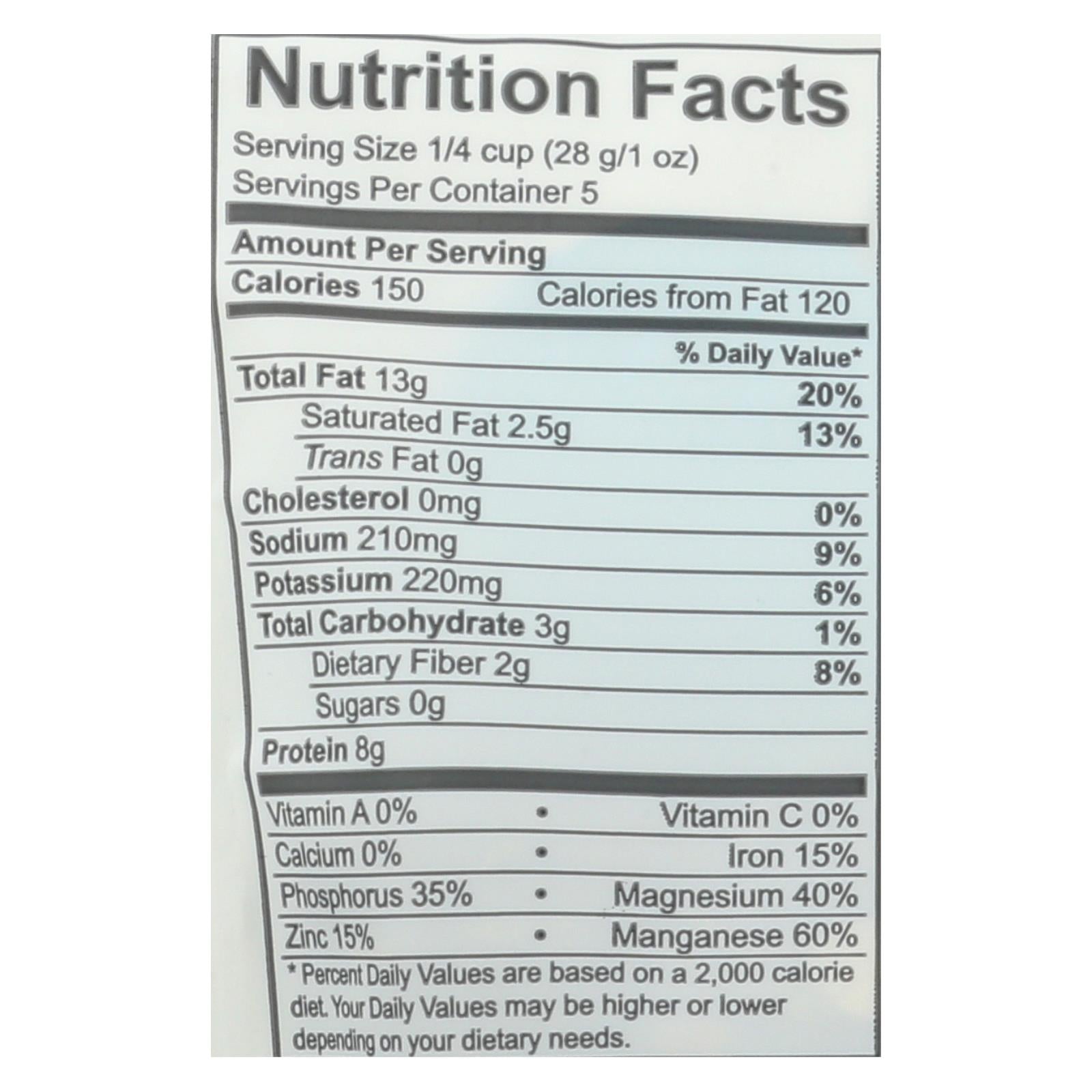 Superseedz Gourmet Pumpkin Seeds - Sea Salt - Case Of 6 - 5 Oz. Superseedz