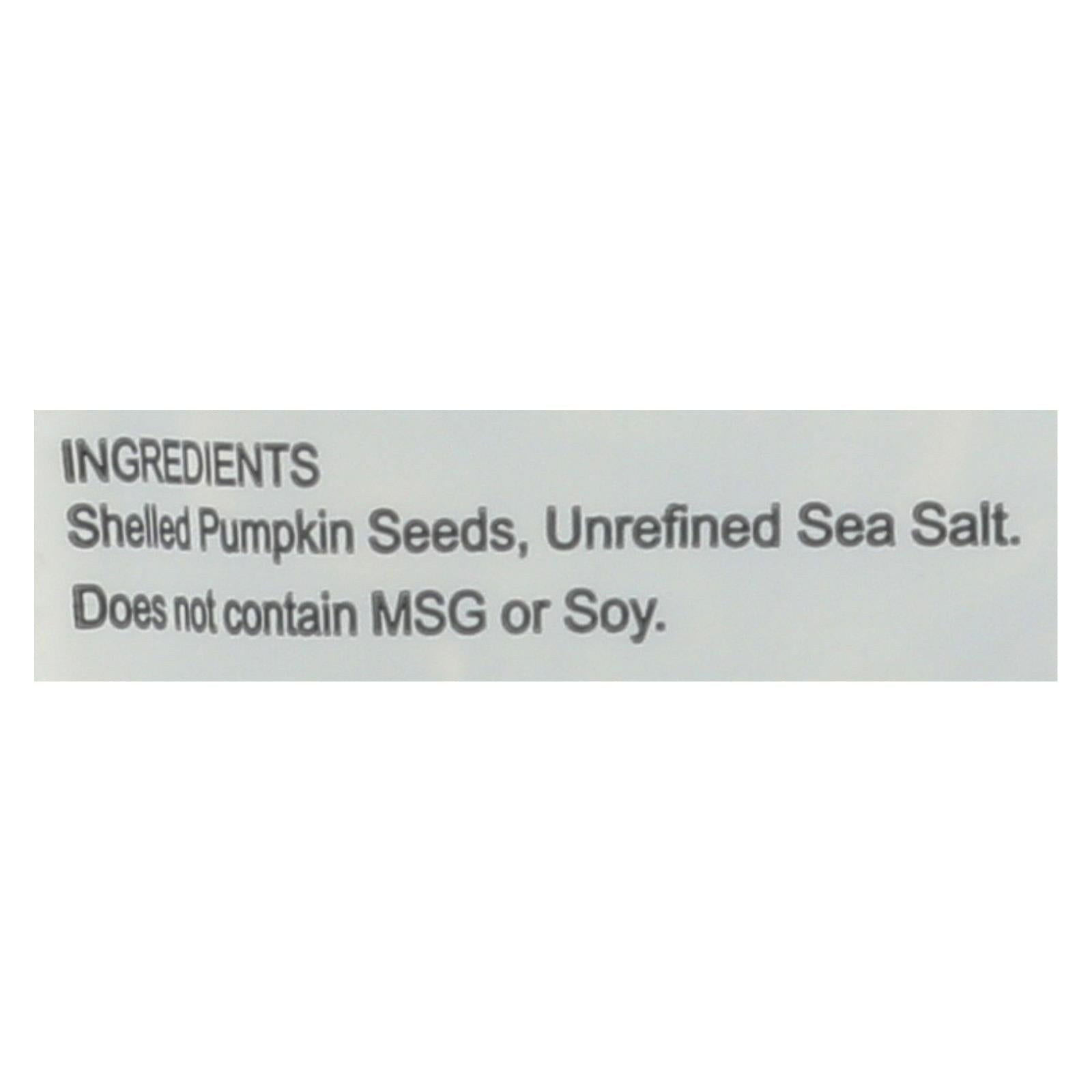 Superseedz Gourmet Pumpkin Seeds - Sea Salt - Case Of 6 - 5 Oz. Superseedz