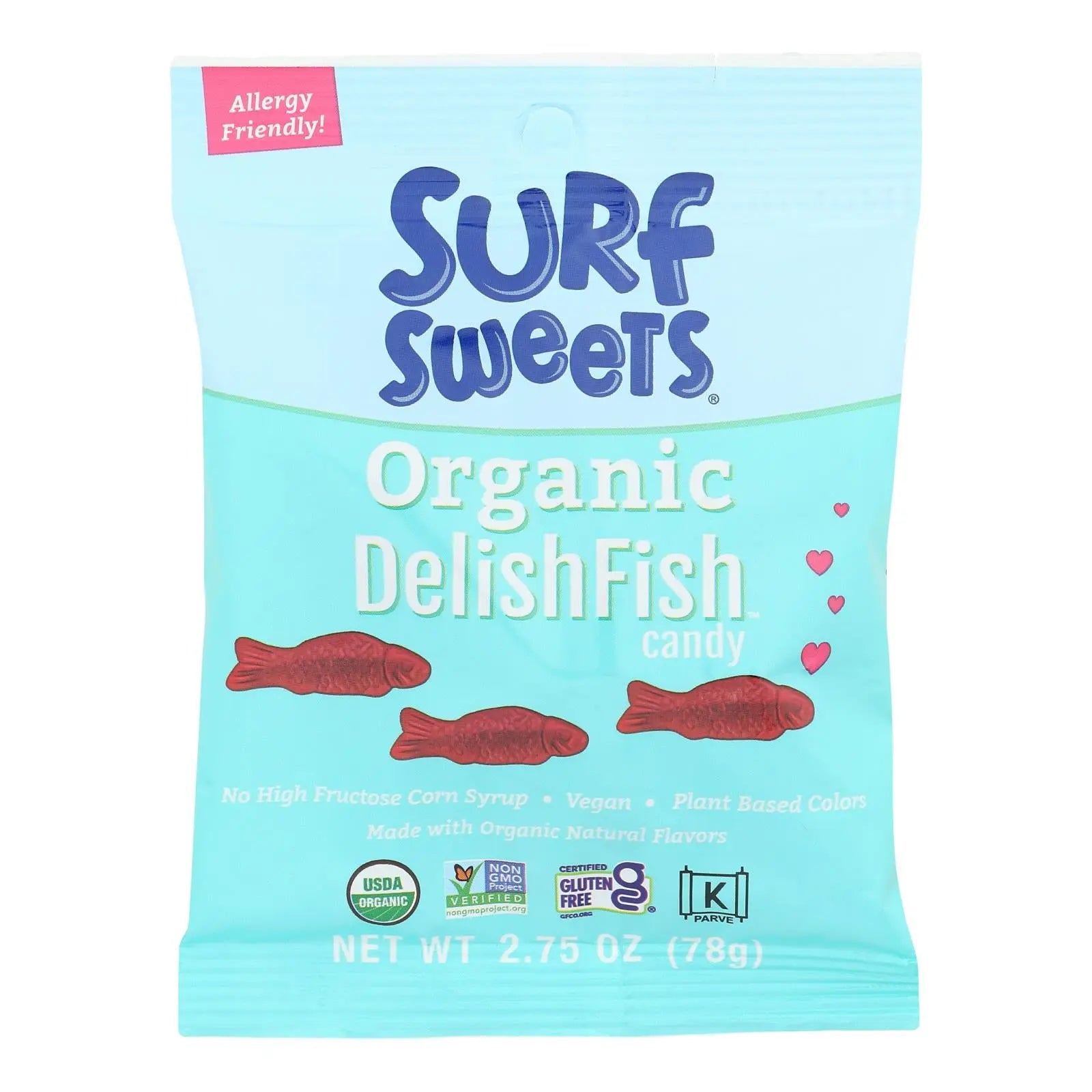 Surf Sweets - Candy Delishfish - Case Of 12-2.75 Oz Surf Sweets