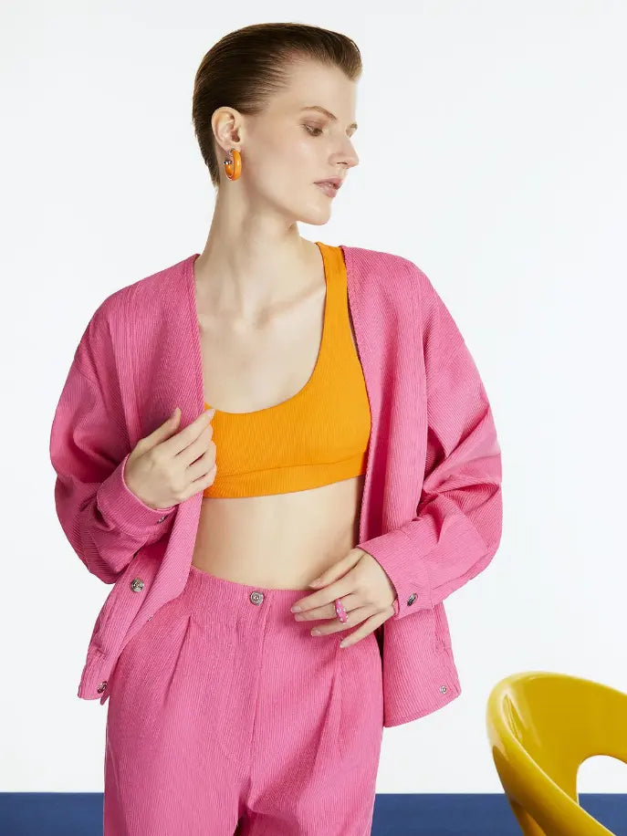 Surplice Corduroy Jacket Monique Store