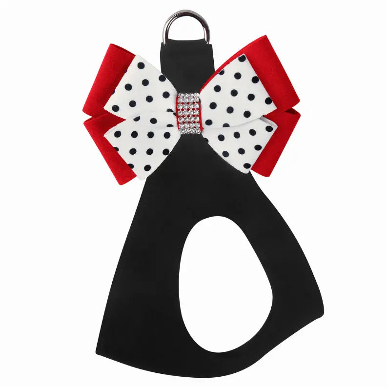 Susan Lanci Designs Minnie Double Nouveau Bow Step In Harness Susan Lanci Designs