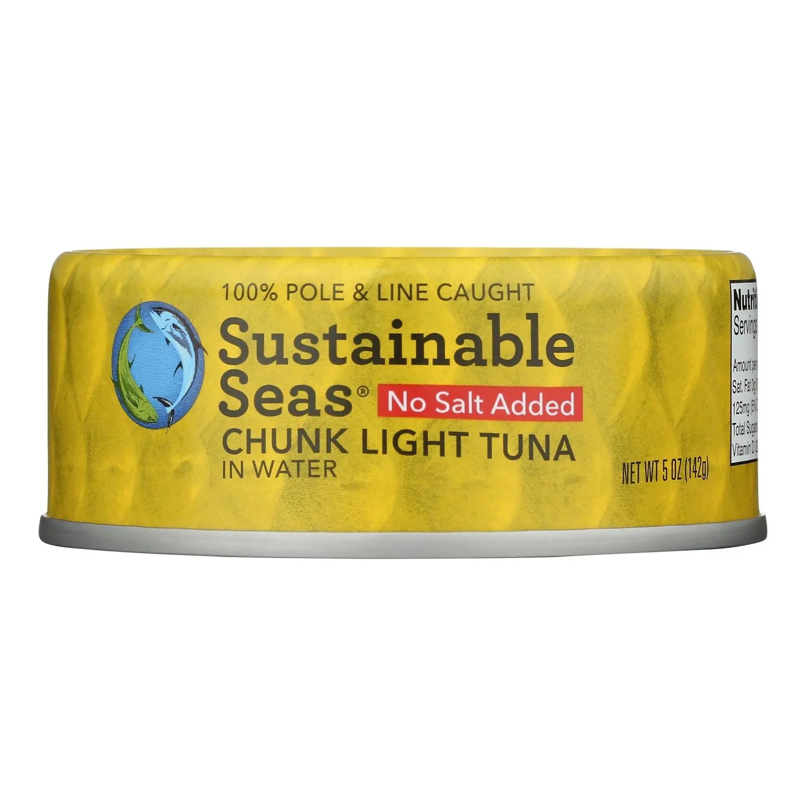 Sustainable Seas Chunk Light Tuna In Water - Case Of 12 - 5 Oz Sustainable Seas