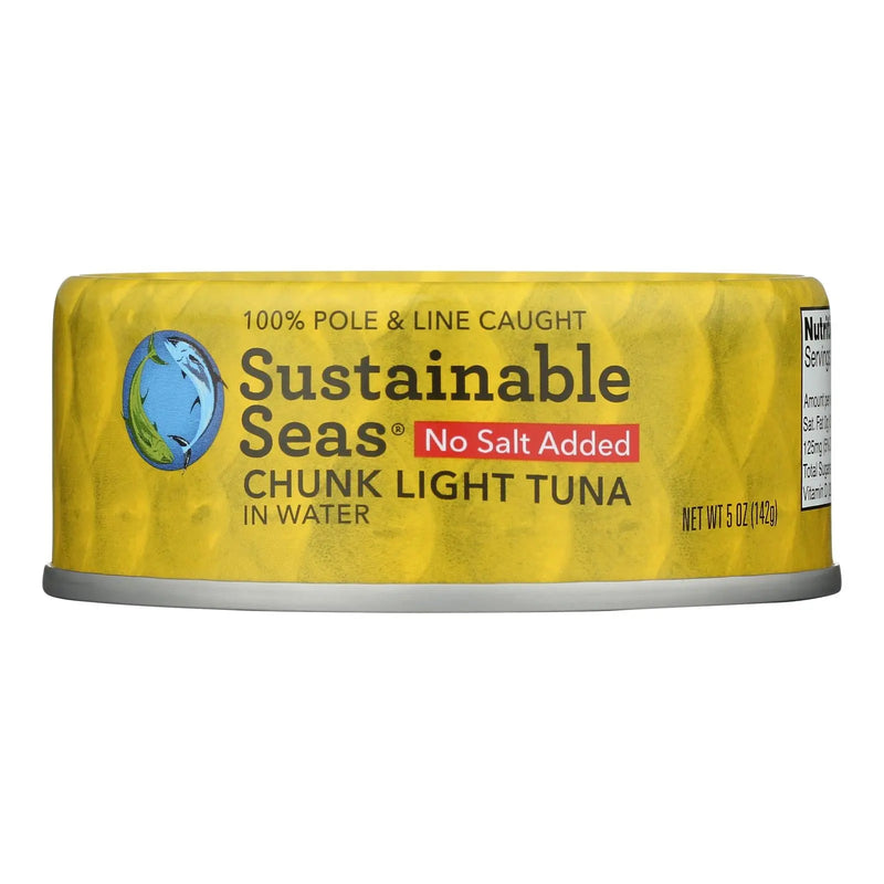 Sustainable Seas Chunk Light Tuna In Water - Case Of 12 - 5 Oz Sustainable Seas
