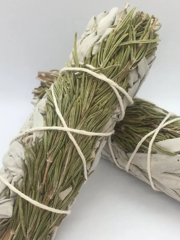Sustainably Sourced White Sage + Pink Sinuata Flower Bundle Three Witches