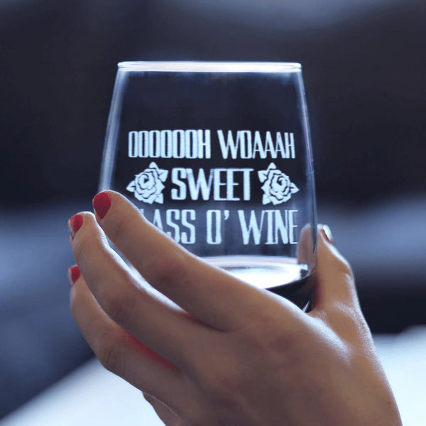 Sweet Glass o Wine Stemless Wine Glass - Funny Gifts Bevvee