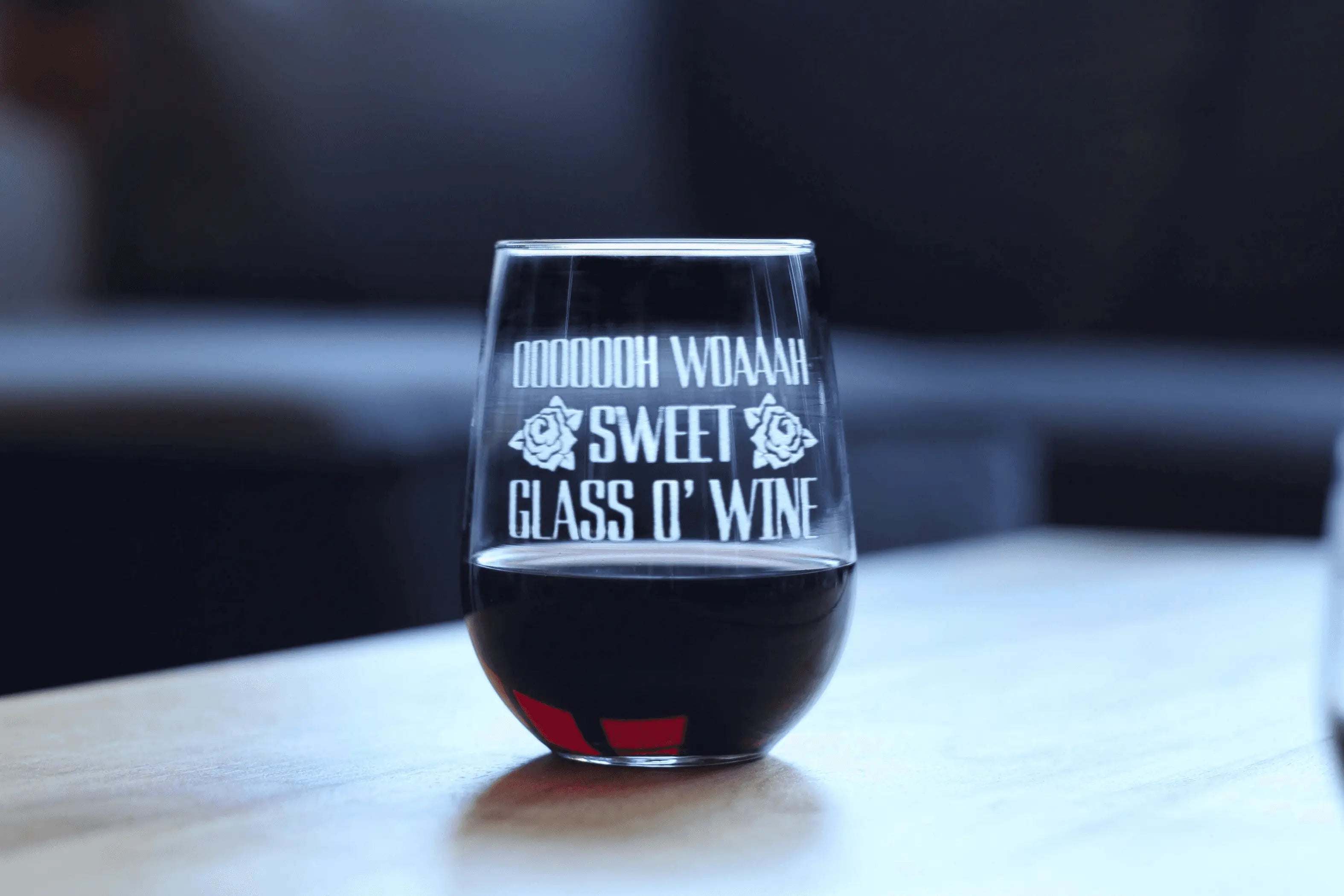 Sweet Glass o Wine Stemless Wine Glass - Funny Gifts Bevvee