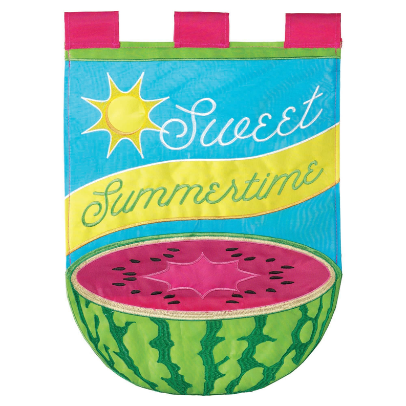 Sweet Summertime Melon House Flag Dicksons Inc