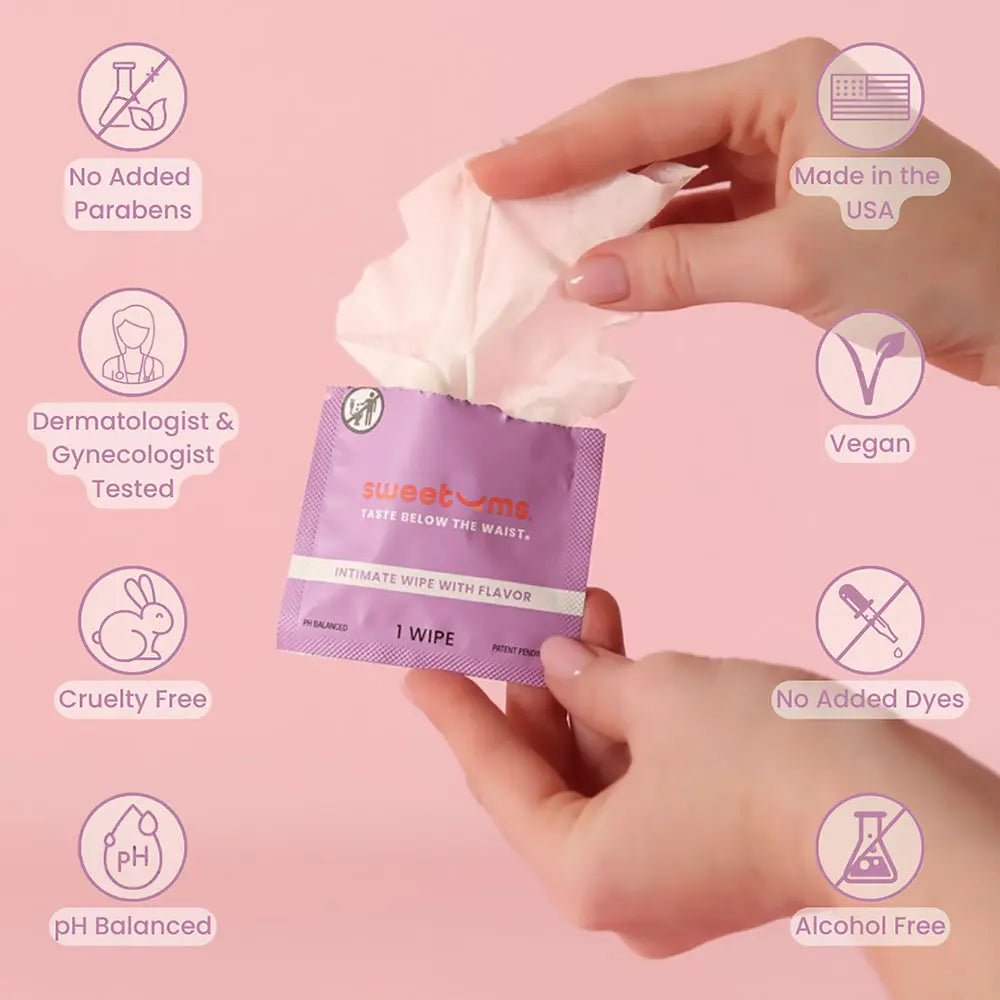 Sweetums Individual Wipes Honey Lavender Sweetums