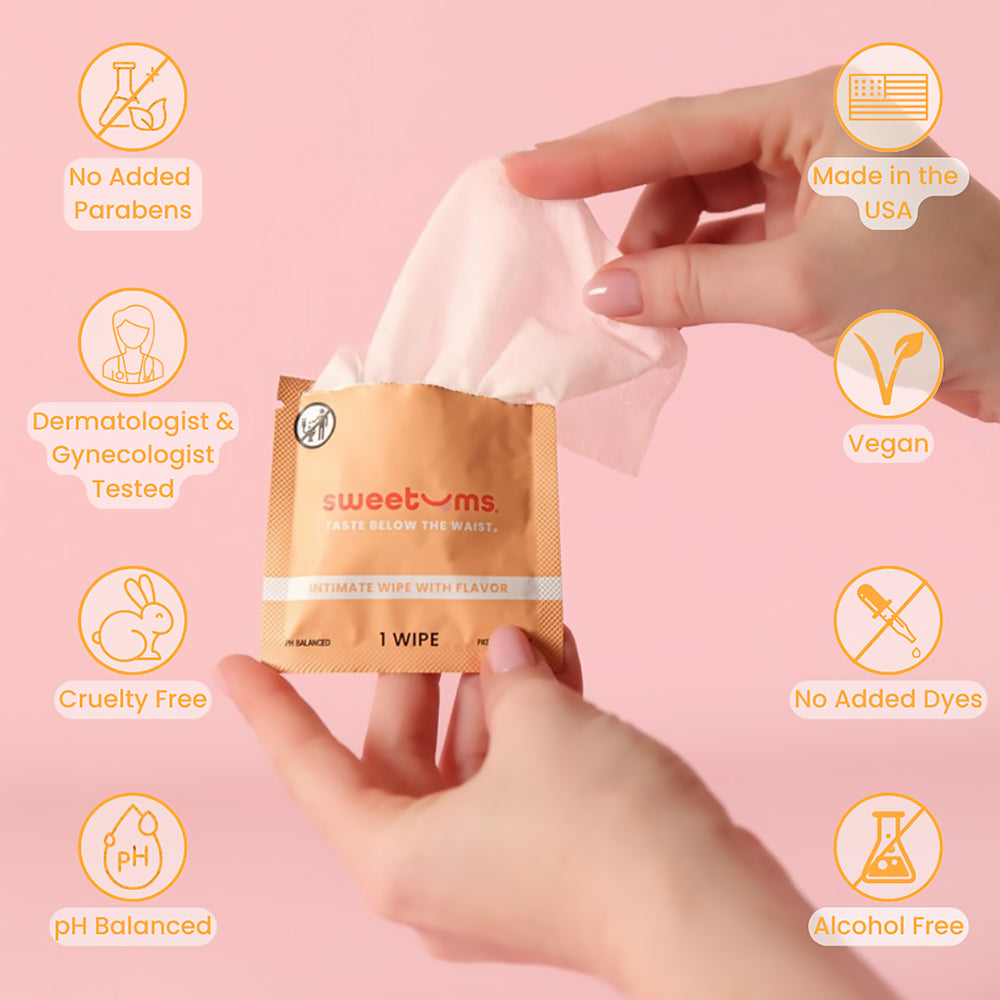 Sweetums Individual Wipes Mango Sweetums