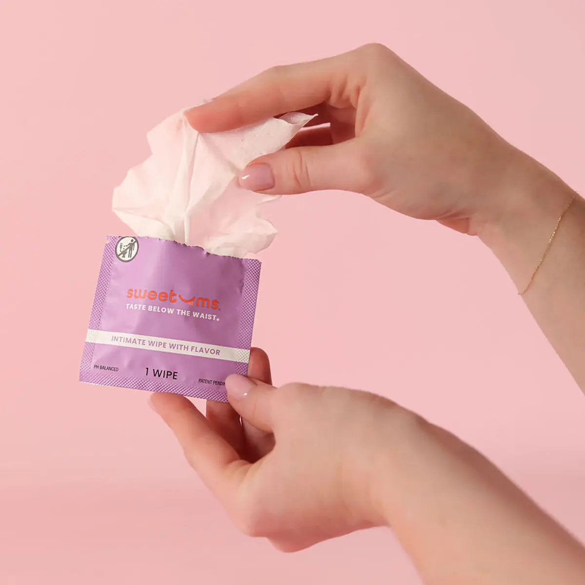 Sweetums Intimate Wipes Honey Lavender Flavor Sweetums