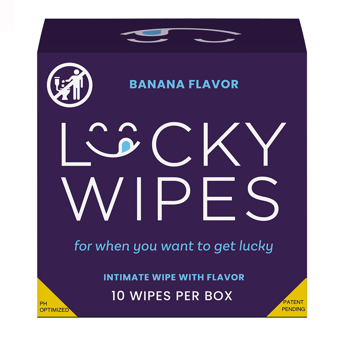 Sweetums Lucky Wipes Banana Flavor 10-Pack Sweetums