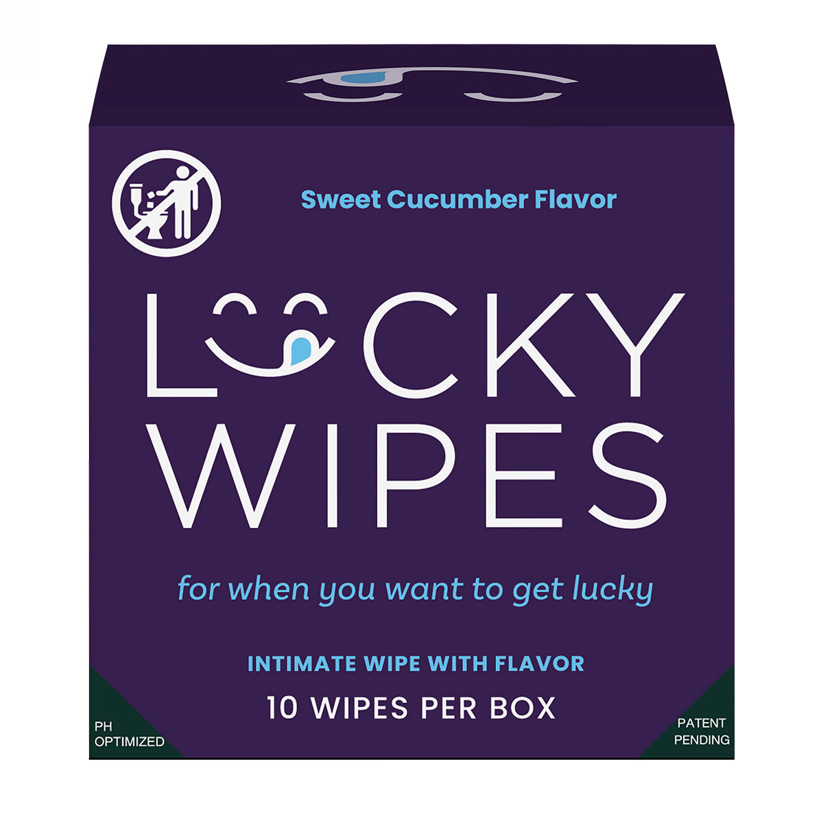 Sweetums Lucky Wipes Cucumber Flavor 10-Pack Sweetums