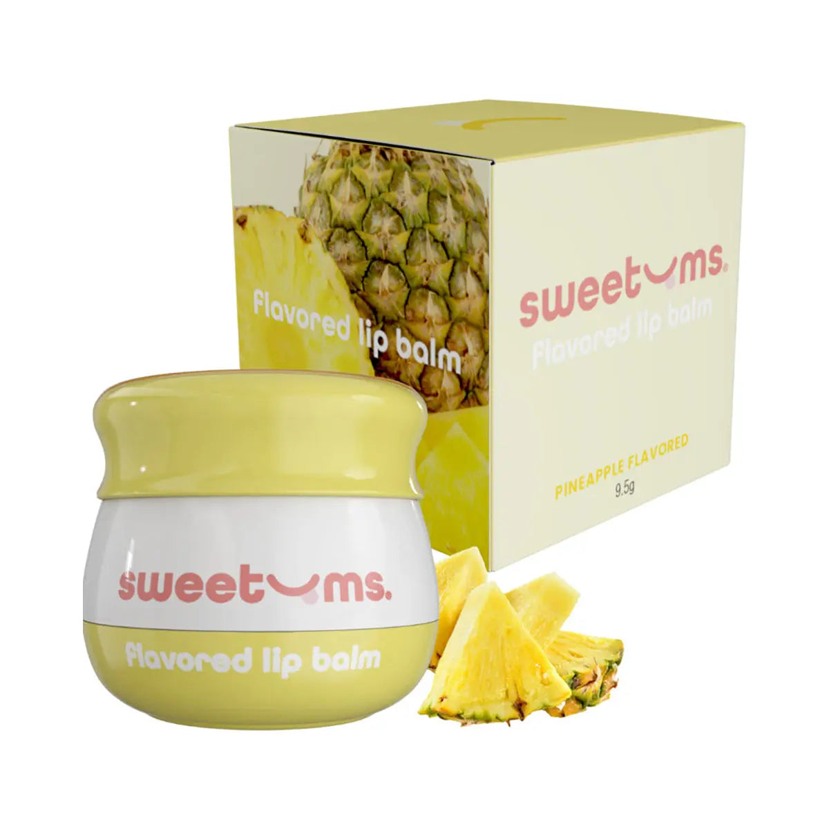 Sweetums Pineapple Flavored Lip Balm Sweetums