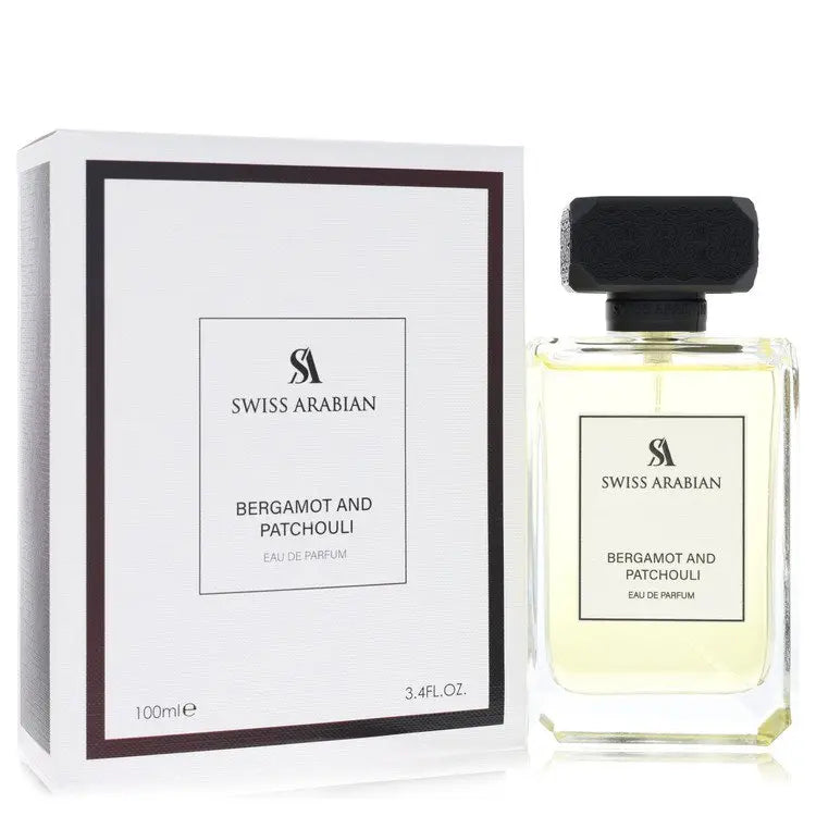 Swiss Arabian  Swiss Arabian Bergamot And Patchouli by Swiss Arabian Eau De Parfum Spray (Unisex) 3.4 oz for Men for Fragrances for Men Swiss Arabian