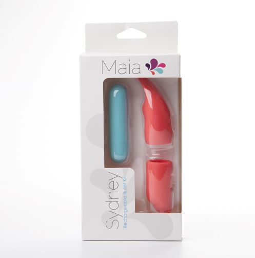 Sydney Mini Bullet W Silicone Sleeves Rechargeable Maia Toys