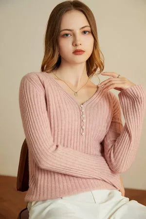 Sylphide | Pearl Cashmere Sweater Fangyan
