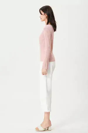 Sylphide | Pearl Cashmere Sweater Fangyan