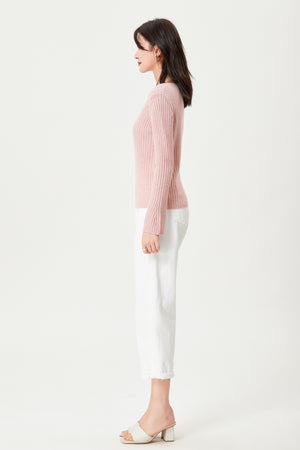 Sylphide | Pearl Cashmere Sweater Fangyan