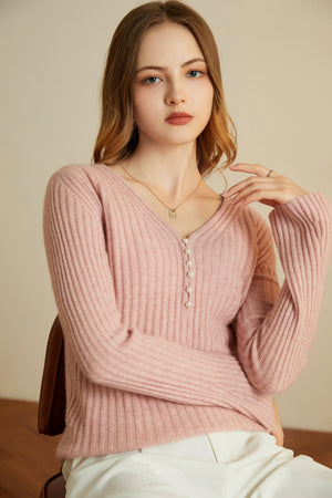 Sylphide | Pearl Cashmere Sweater Fangyan