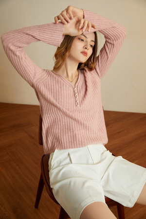 Sylphide | Pearl Cashmere Sweater Fangyan
