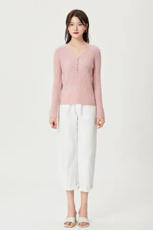 Sylphide | Pearl Cashmere Sweater Fangyan