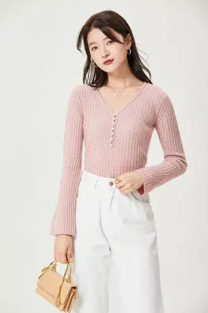 Sylphide | Pearl Cashmere Sweater Fangyan