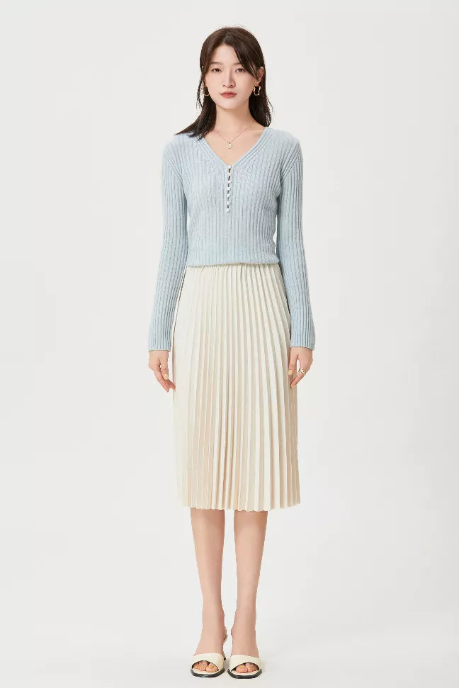 Sylphide | Pearl Cashmere Sweater Fangyan