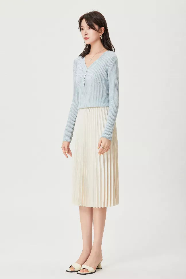 Sylphide | Pearl Cashmere Sweater Fangyan