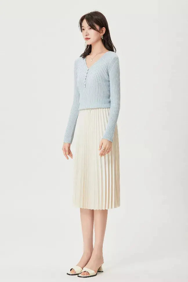 Sylphide | Pearl Cashmere Sweater Fangyan