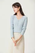 Sylphide | Pearl Cashmere Sweater Fangyan