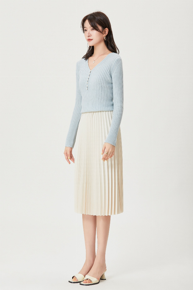 Sylphide | Pearl Cashmere Sweater Fangyan