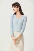 Sylphide | Pearl Cashmere Sweater Fangyan