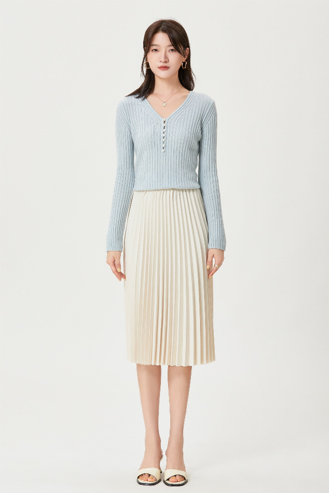 Sylphide | Pearl Cashmere Sweater Fangyan