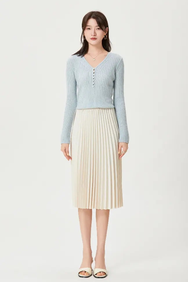Sylphide | Pearl Cashmere Sweater Fangyan