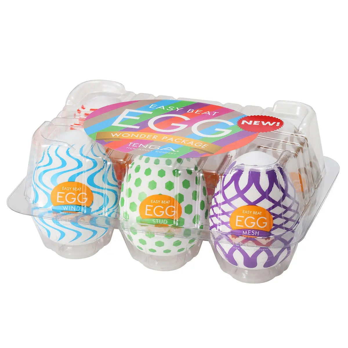 TENGA Easy Beat Egg 6pk - Wonder TENGA