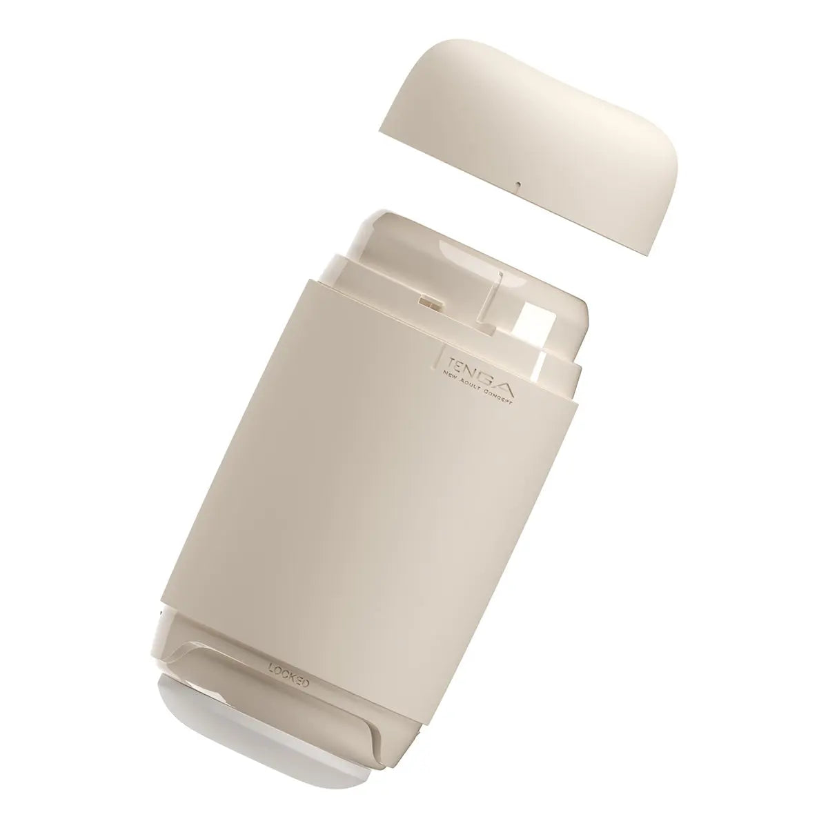 TENGA Puffy Stroker - Latte Brown - GreatEagleInc