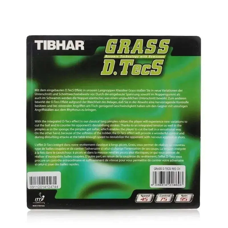 TIBHAR-GRASS-D.TECS-Pips-Long-Defensive-Table-Tennis-Rubber-With-Sponge-Or-OX-Only-Made-In-Germany-Long-Pimples-Ping-Pong-Sheet-FreeDropship-334747085
