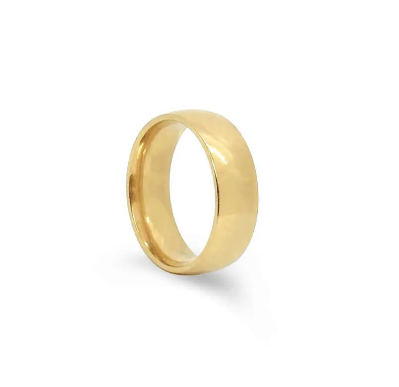 TONI THICK GOLD RING BAND Mai Desiree