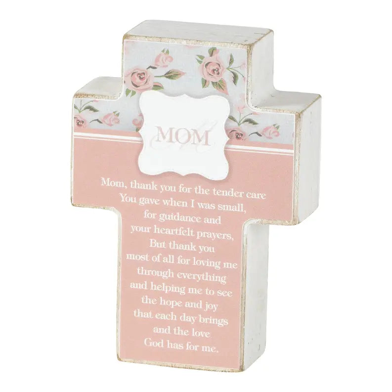 TTOP CRS PLK MOM THANK YOU MDF 4"H Dicksons Inc
