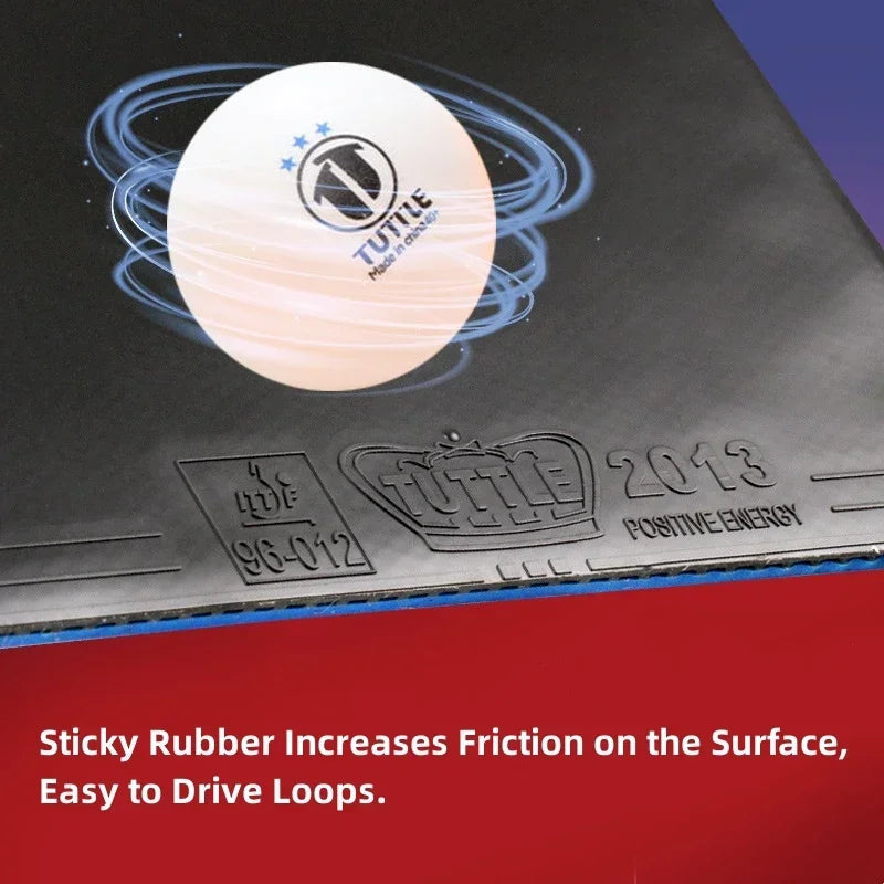 TUTTLE Positive Energy Pimples-in Table Tennis Rubber Sheet Sticky ITTF Approved Ping Pong Racket Rubber Loop Arc Fast Attack GreatEagleInc