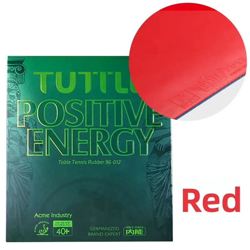 TUTTLE Positive Energy Pimples-in Table Tennis Rubber Sheet Sticky ITTF Approved Ping Pong Racket Rubber Loop Arc Fast Attack GreatEagleInc