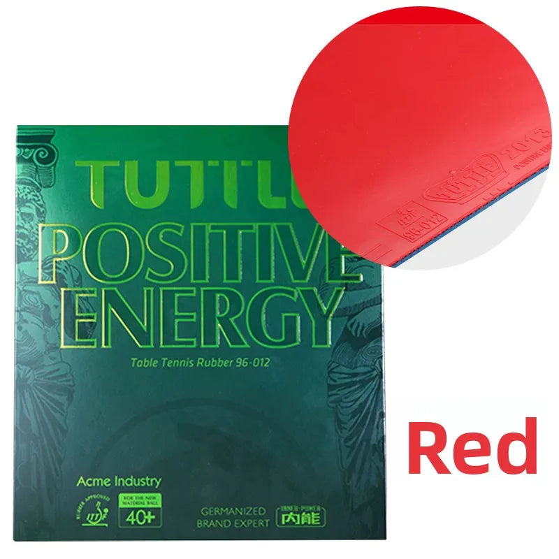 TUTTLE Positive Energy Pimples-in Table Tennis Rubber Sheet Sticky ITTF Approved Ping Pong Racket Rubber Loop Arc Fast Attack GreatEagleInc