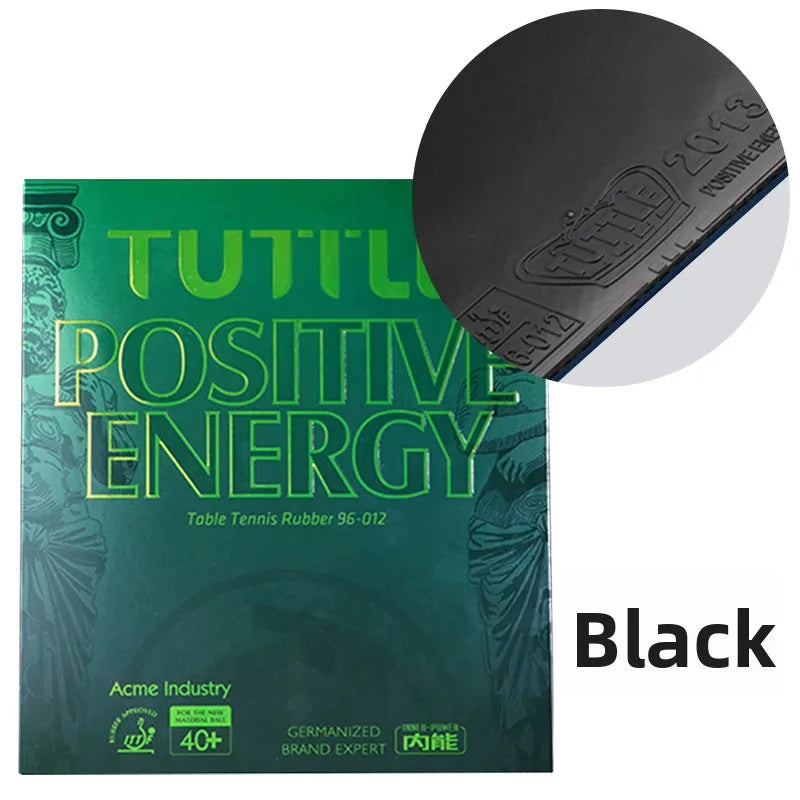 TUTTLE Positive Energy Pimples-in Table Tennis Rubber Sheet Sticky ITTF Approved Ping Pong Racket Rubber Loop Arc Fast Attack GreatEagleInc