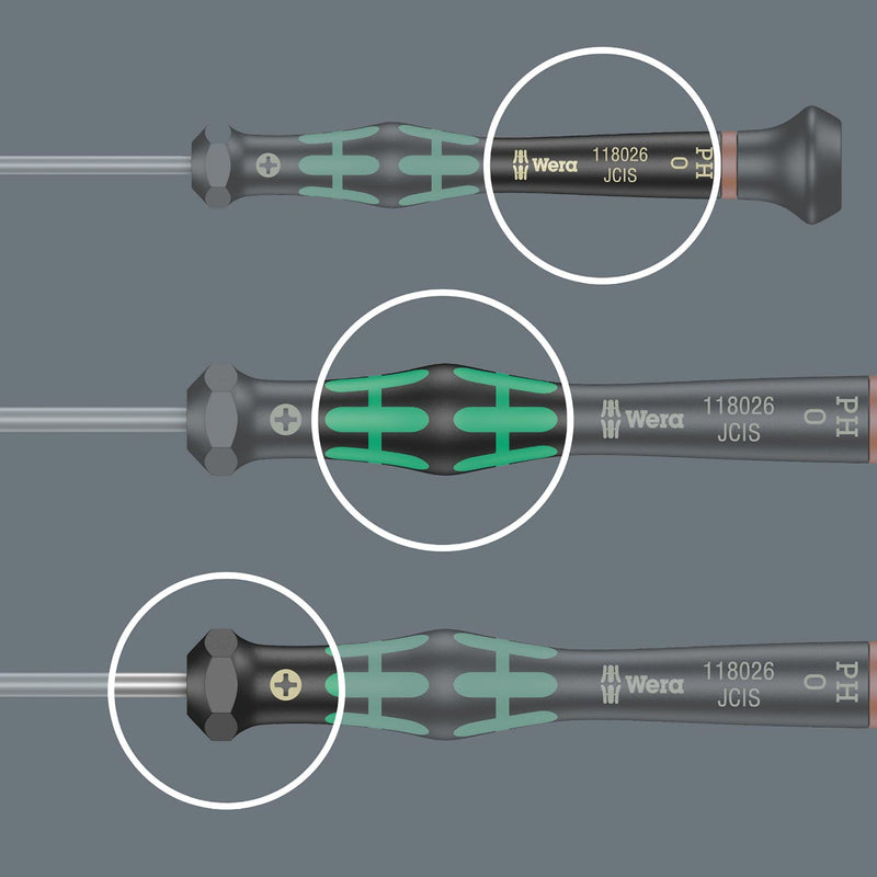 Wera Micro Electronics Precision Hex-plus Screwdriver – Hex-plus 0.9 X 40mm WERA