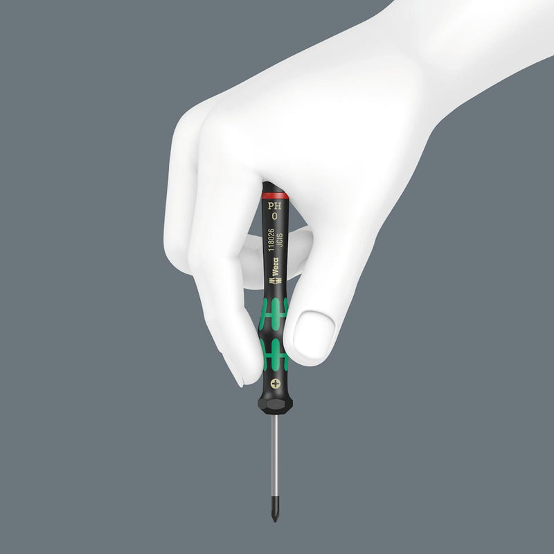 Wera Micro Electronics Precision Hex-plus Screwdriver – Hex-plus 0.9 X 40mm WERA
