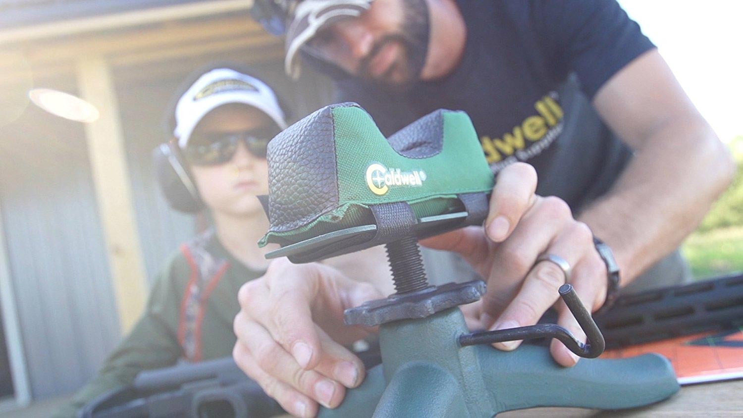 Caldwell Universal Front Rest Bag  Narrow Sporter Forend  Filled BTI